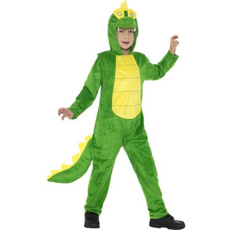 Krokodil kostuum voor kinderen -Onesie | maat M ( 7 - 9 jaar )